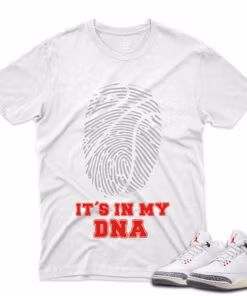 J3 Retro White Cement Reimagined - T-Shirt DNA White