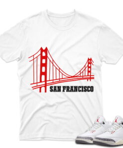 J3 Retro White Cement Reimagined - T-Shirt San White