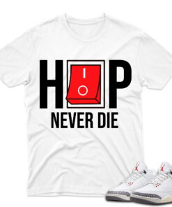 J3 Retro White Cement Reimagined - T-Shirt HipHop White