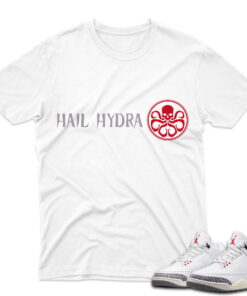 J3 Retro White Cement Reimagined - T-Shirt Hydra White