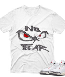 J3 Retro White Cement Reimagined - T-Shirt NoFear White
