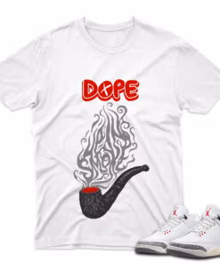 J3 Retro White Cement Reimagined - T-Shirt Dope White