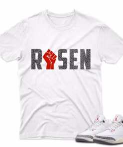 J3 Retro White Cement Reimagined - T-Shirt Risen White