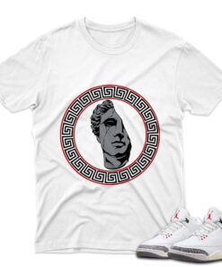 J3 Retro White Cement Reimagined - T-Shirt VerBroken White