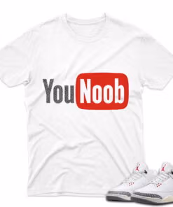 J3 Retro White Cement Reimagined - T-Shirt Noob White