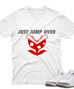 J3 Retro White Cement Reimagined - T-Shirt JumpOver White