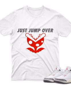 J3 Retro White Cement Reimagined - T-Shirt JumpOver White