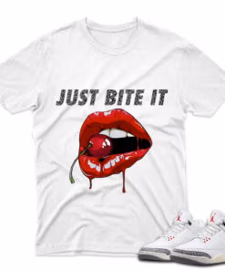 J3 Retro White Cement Reimagined - T-Shirt Bite-It White