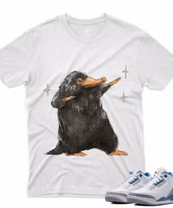 J3 Retro Wizards - Niffler T-Shirt - White