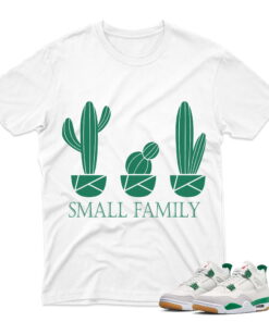 J4 Retro SB Pine Green - T-Shirt Cactus White