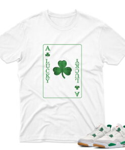 J4 Retro SB Pine Green - T-Shirt ACE White