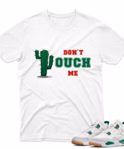 J4 Retro SB Pine Green - T-Shirt Don't-Touch White