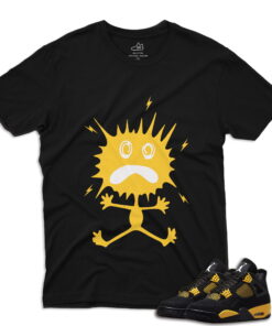 J4 Retro Thunder - Shock T-Shirt - Black