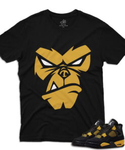 J4 Retro Thunder - Monkey T-Shirt - Black
