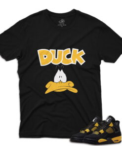 J4 Retro Thunder - Duck T-Shirt - Black