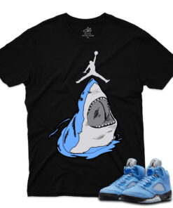 J5 Retro UNC - T-Shirt Shark-Jumpman Black