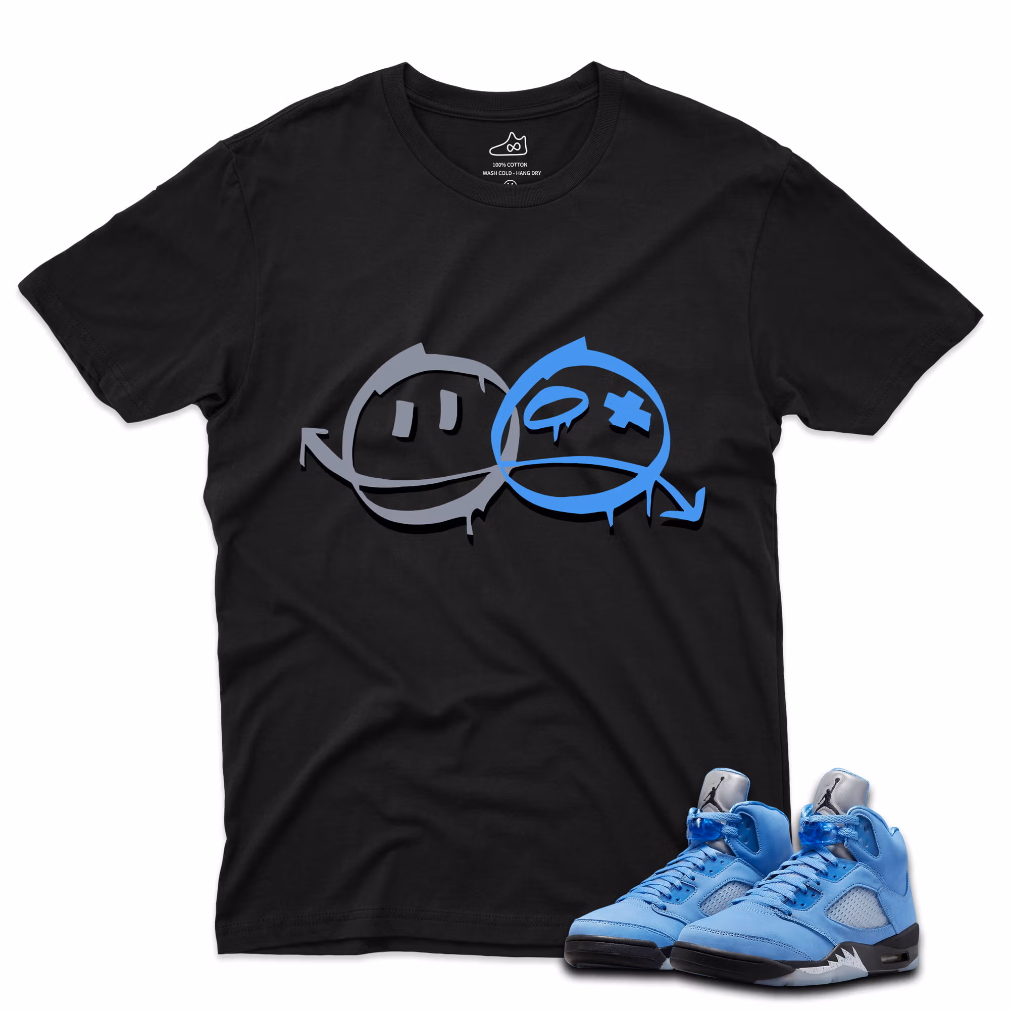 J5 Retro UNC - T-Shirt TF Black
