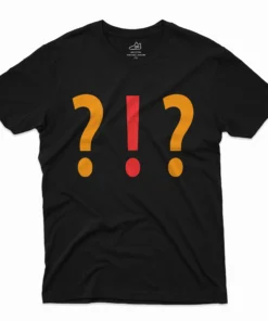 NK5 Bruce Lee CJ T-Shirt - Mysterious Question -  Black