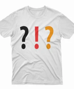 NK5 Bruce Lee T-Shirt - Mysterious Question -  White