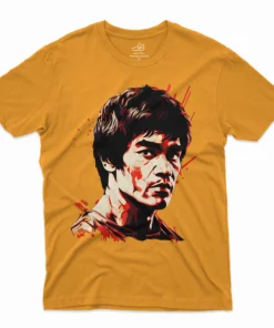 NK5 Bruce Lee T-Shirt - Legendary  -  Gold