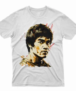 NK5 Bruce Lee T-Shirt - Legendary  -  White