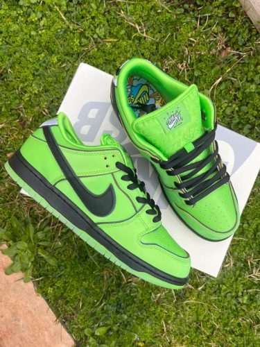 Nike SB Dunk Low Powerpuff Girls Buttercup photo review