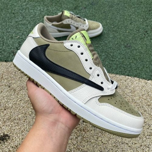 Jordan 1 Retro Low Golf Travis Scott Neutral Olive photo review