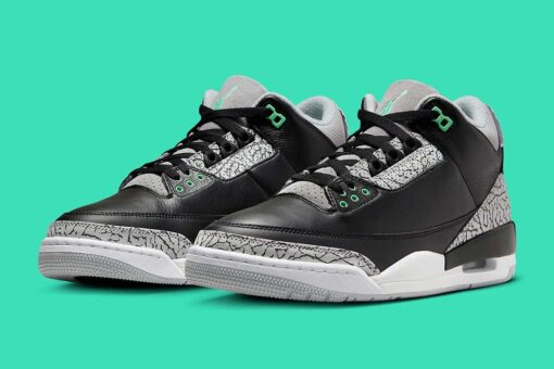 Jordan 3 Green Glow