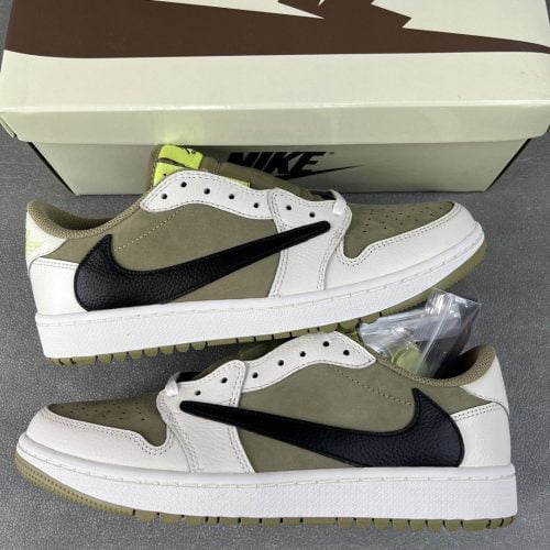 Jordan 1 Retro Low Golf Travis Scott Neutral Olive photo review