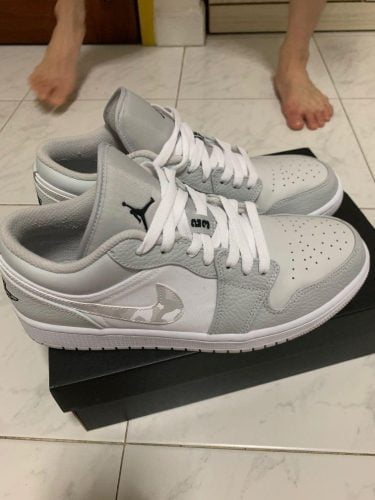 Jordan 1 Low White Camo photo review