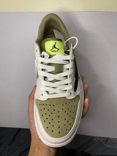 Jordan 1 Retro Low Golf Travis Scott Neutral Olive photo review