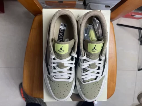 Jordan 1 Retro Low Golf Travis Scott Neutral Olive photo review