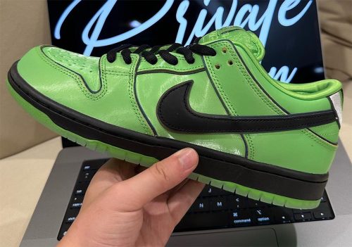 Nike SB Dunk Low Powerpuff Girls Buttercup photo review