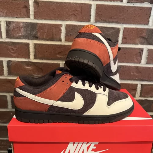 Nike Dunk Low Velvet Brown and Rugged Orange photo review