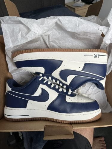 Nike Air Force 1 Low College Pack Midnight Navy photo review