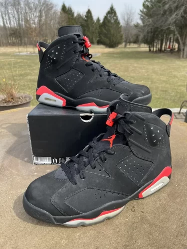 Jordan 6 Retro Infrared Black 2014 photo review