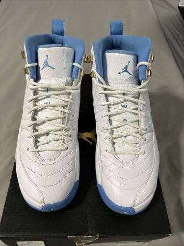 Jordan 12 Retro GG University Blue photo review