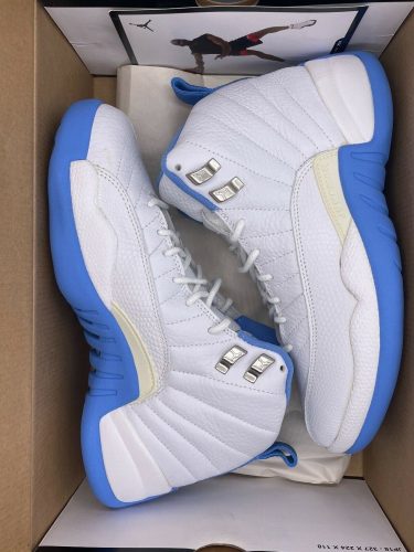 Jordan 12 Retro GG University Blue photo review