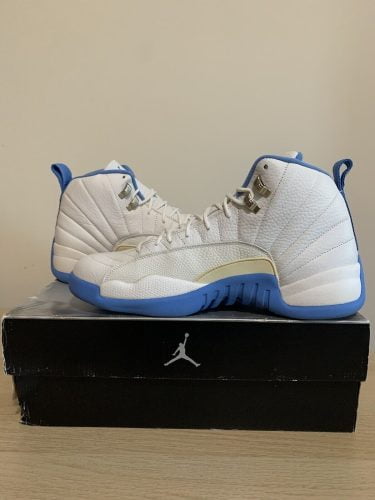 Jordan 12 Retro GG University Blue photo review