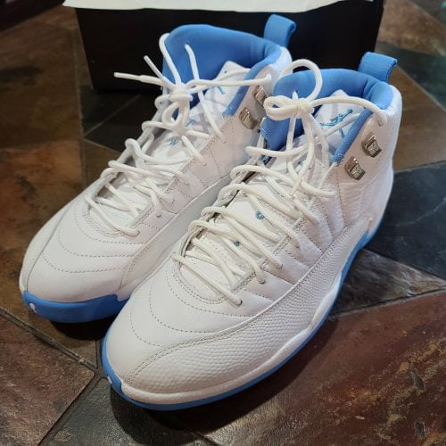 Jordan 12 Retro GG University Blue photo review