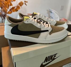 Jordan 1 Retro Low Golf Travis Scott Neutral Olive photo review