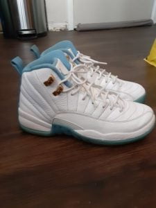 Jordan 12 Retro GG University Blue photo review