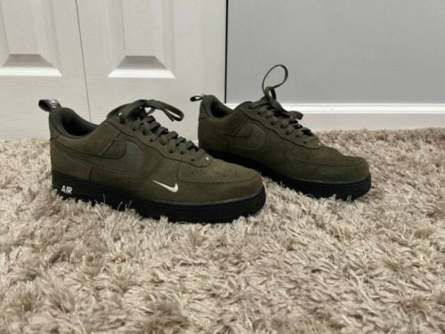 Nike Air Force 1 Low '07 LV8 SE Cargo Khaki White Black photo review