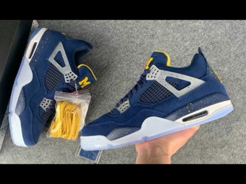 Jordan 4 Retro Michigan PE photo review