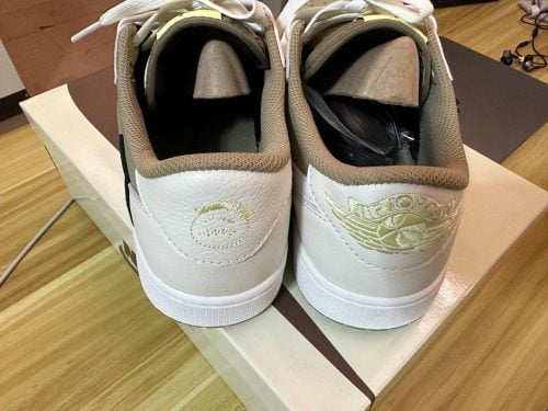 Jordan 1 Retro Low Golf Travis Scott Neutral Olive photo review