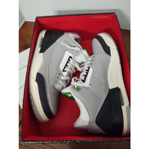 Jordan 3 Retro Chlorophyll photo review