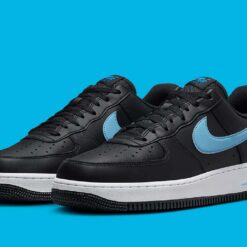 Nike Air Force 1 '07 Low Black University Blue - HF3839-001