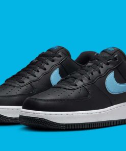 Nike Air Force 1 '07 Low Black University Blue - HF3839-001