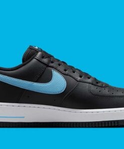 Alternative view of Nike Air Force 1 '07 Low Black University Blue