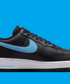 Alternative view of Nike Air Force 1 '07 Low Black University Blue